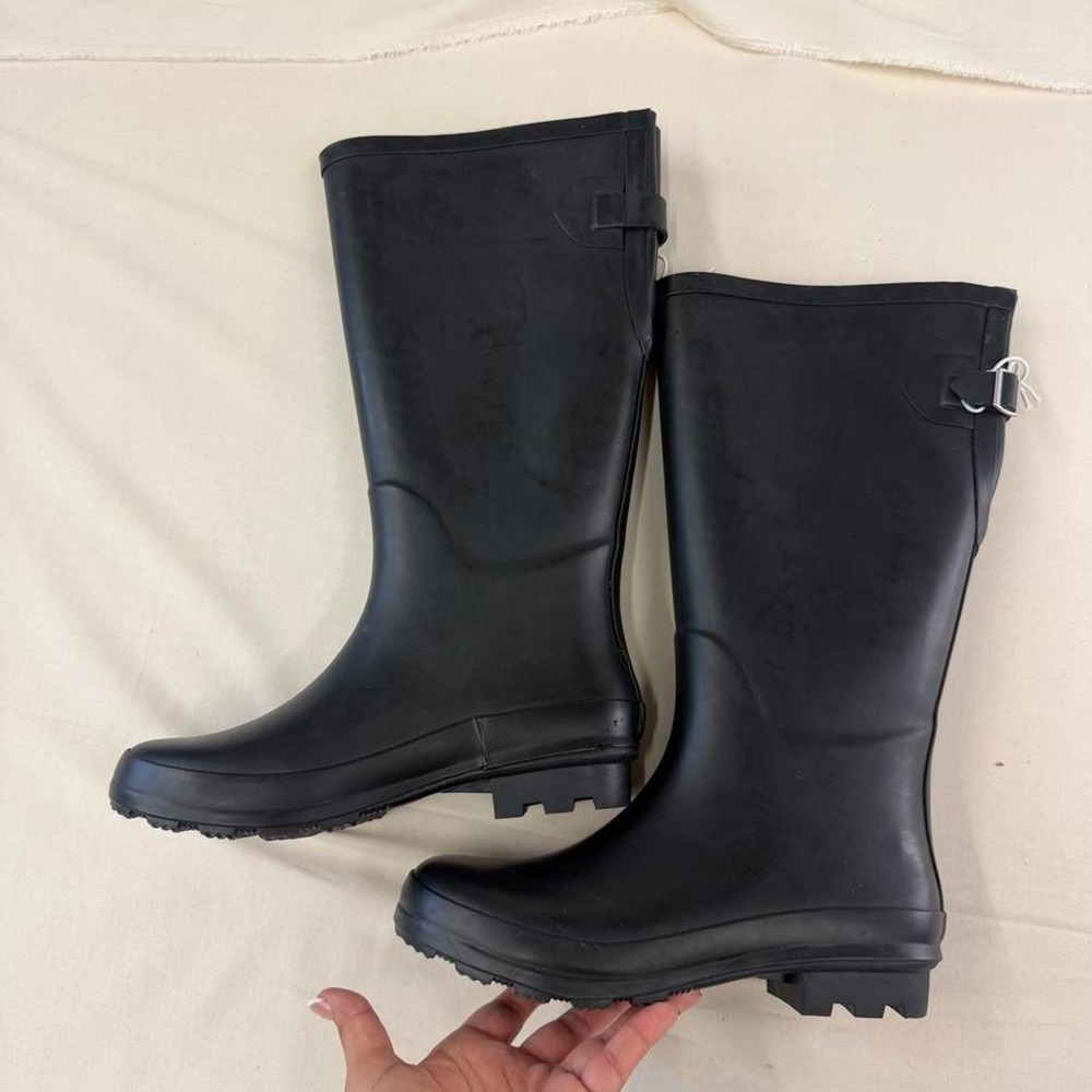 Brand new with tags A New Day black waterproof‎ rain boots